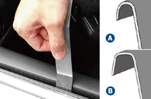 Window Belt Molding Remover Tool